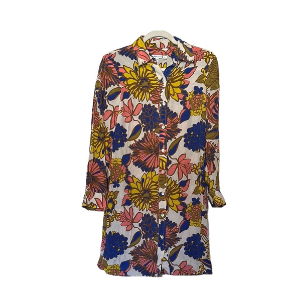 Trina Turk Dresses & Skirts - Trina Turk- Floral Button-Up Dress